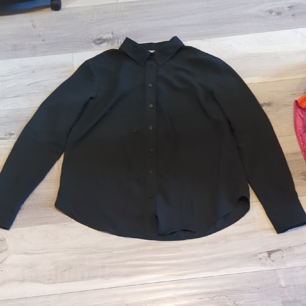 Forest Green Button-Up Shirt